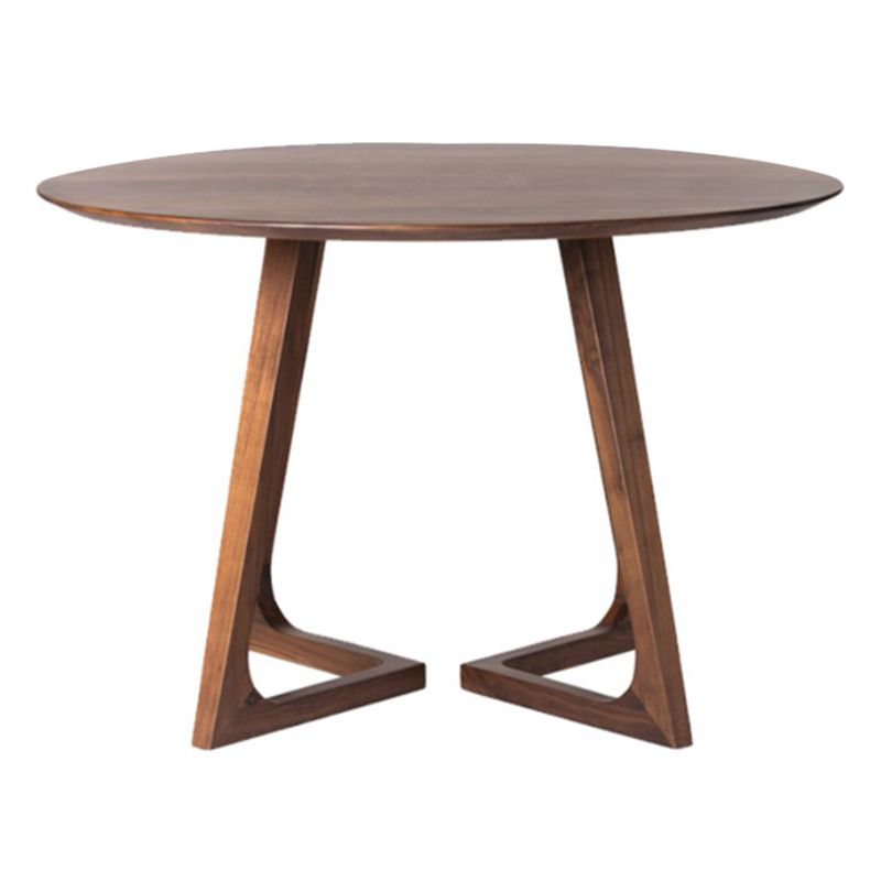 Modern Round Shape Solid Wood Dining Table Kitchen Standard Dining Table with Double Pedestal Clearhalo ' dining_table' 'Dining Tables & Seating' 'Dining Tables' 'furn' 'furn_dining_table' 'Furniture' 'furniture_dining_table' 'Kitchen & Dining Furniture' 'kitchen&dining_furn' 'kitchen' 'kitchen_dining_table' 1200x1200_9d73a5c6-6ee0-473a-95ff-be56c7964cd6