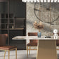 Sintered Stone Top Luxury Table for Restaurant Rectangle Dining Table with Pedestal Base Clearhalo 'Dining Tables & Seating' 'Dining Tables' 'dining_table' 'furn' 'furn_dining_table' 'Furniture' 'furniture_dining_table' 'Kitchen & Dining Furniture' 'kitchen' 'kitchen_dining_table' 1200x1200_9d747a18-6361-49be-b487-f549876c30ad