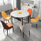 Home Scandinavian Arm Chair Parsons Back Upholstered Metal Dining Room Chair Clearhalo ' kitchen&dining_furn' 'Dining Chairs' 'Dining Tables & Seating' 'dining_chair' 'furn' 'furn_dining_chair' 'Furniture' 'furniture_dining_chair' 'Kitchen & Dining Furniture' 'kitchen' 1200x1200_9d748a86-a48b-4c1c-ba88-027ed36bba84