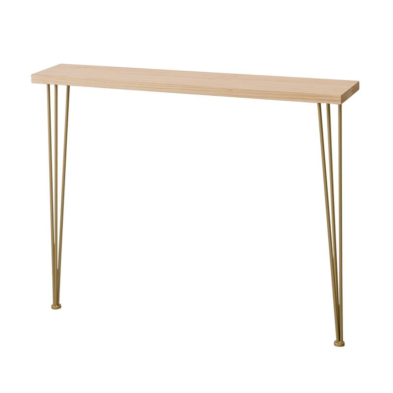 31.5 Inch Height Console Table Solid Wood Contemporary Console Clearhalo 'Console Tables' 'console_tables' 'Entry & Mudroom Furniture' 'furn' 'furn_console_tables' 'Furniture' 1200x1200_9d74988f-c87c-4503-ad25-123bc8b4bdf0