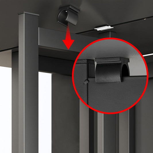 Set da pranzo rettangolare nero 1/2/3/4/5/7 PC Piegate tavolo da pranzo con sedie