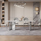 Nordic Sintered Stone Top Dining Set Rectangle 1/2/5/6/7 Pieces Dining Table with Chairs Clearhalo 'Dining Room Sets' 'Dining Tables & Seating' 'dining_room_set' 'furn' 'furn_dining_room_set' 'Furniture' 'furniture_dining_room_set' 'Kitchen & Dining Furniture' 1200x1200_9d75b4b7-4684-434d-b9ae-70f80dc5fb7b