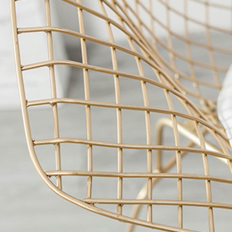 Nordic Style Dining Chair Armless Chairs for Kitchen with Metal Legs Clearhalo ' kitchen&dining_furn' 'Dining Chairs' 'Dining Tables & Seating' 'dining_chair' 'furn' 'furn_dining_chair' 'Furniture' 'furniture_dining_chair' 'Kitchen & Dining Furniture' 'kitchen' 1200x1200_9d7a74ff-161f-4389-b208-7528e1b90ea5