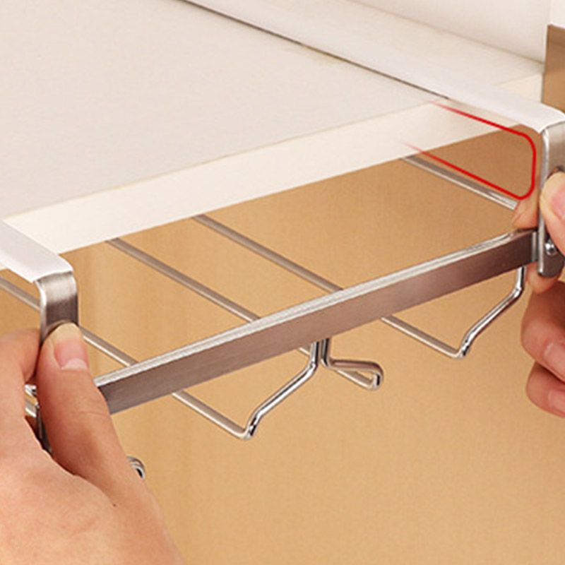 Rejilla de vidrio colgante contemporánea rejilla de vidrio de acero inoxidable para cocina