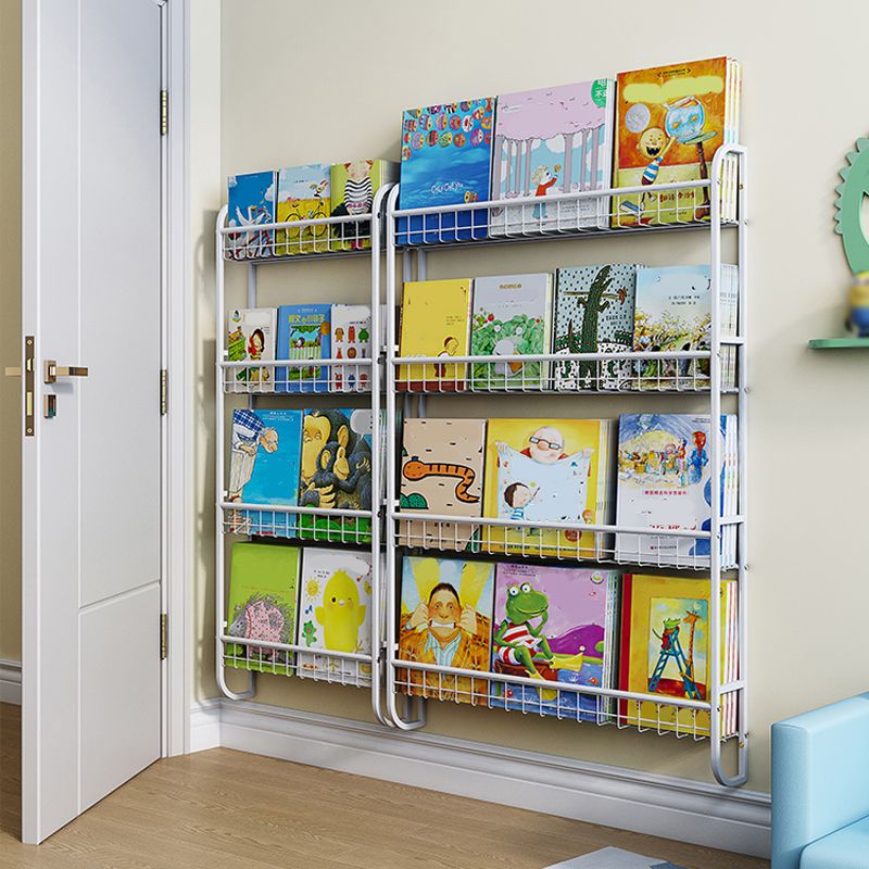 Modern Style Bookshelf Metal Wall Mounted Bookcase for Home Office Clearhalo 'Bookcases' 'furn' 'furn_bookcases' 'Furniture' 'furniture_bookcases' 'Office Furniture' 1200x1200_9d7d21e6-0450-4438-94aa-788cc8e72fe0