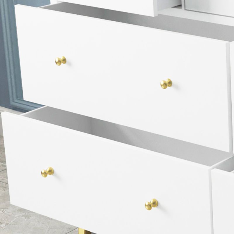 Zeitgenössische Brust mit 4 Beinen Holzspeicherkiste mit Schubladen für Zuhause/Büro