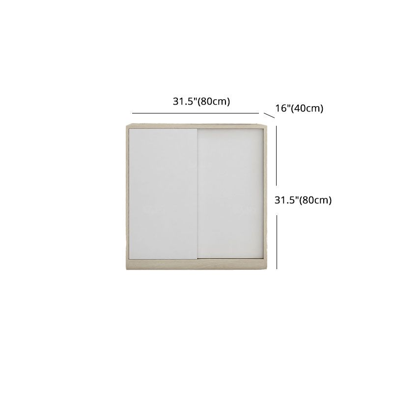 Server di sala da pranzo del server in legno fabbricato contemporaneo con porta e cassetto