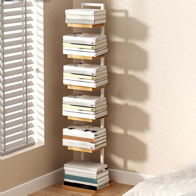 Modern Shelf Bookcase Engineered Wood Open Back Bookshelf for Living Room