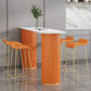 Industrial Free Form Bar Height Table Stone and Iron Bar Table with Double Pedestal Clearhalo 'Bar Furniture' 'Bar Tables' 'bar_tables' 'furn' 'furn_bar_tables' 'Furniture' 'Kitchen & Dining Furniture' 1200x1200_9d831321-2db3-4012-96b6-034dac1150a5