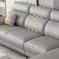 Light-grey Contemporary Sofa Genuine Leather Living Room Sofa & Chaise Clearhalo 'furn' 'furn_sectionals' 'Furniture' 'Living Room Furniture' 'Sectionals' 1200x1200_9d8316da-baaf-4500-a736-7dfca23ad3f8