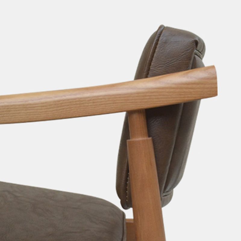 Traditionele stijl eetstoelen keukenarmzijde eetkamerstoel met houten benen