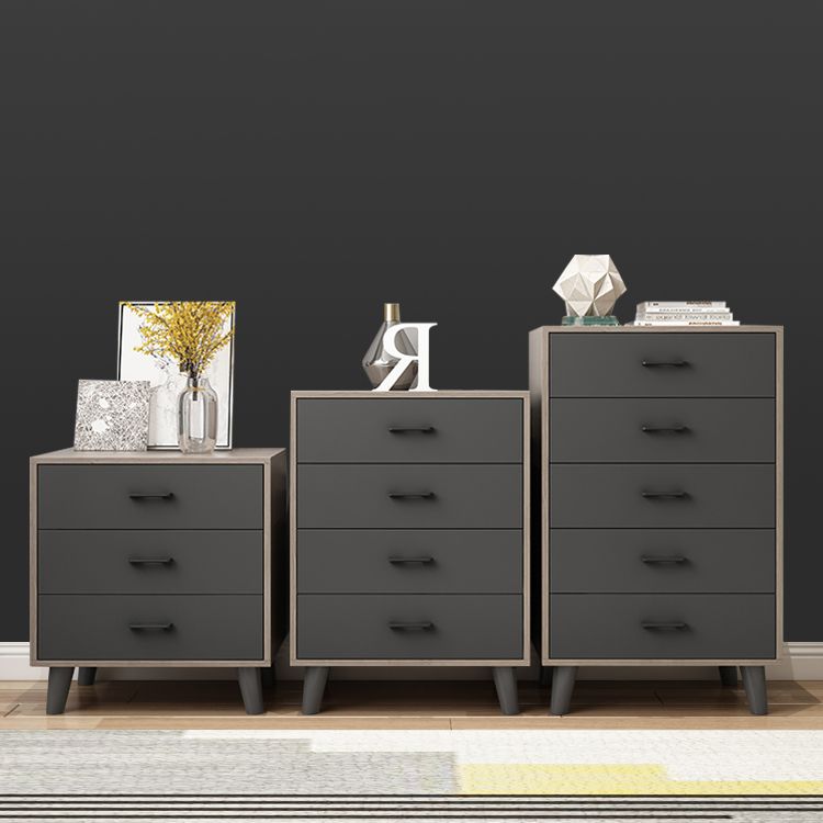 Gray Buffet Table Wood Multi Drawer Modern Style Buffet Table for Living Room Clearhalo 'buffet_sideboard' 'Buffets & Sideboards' 'furn' 'furn_buffet_sideboard' 'Furniture' 'Kitchen & Dining Furniture' 1200x1200_9d87f482-471a-461e-89f1-8bcac8ac4d31