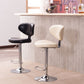 Scandinavian Adjustable Height Leather Counter Stools Swivel Silver Low Back Bar Stools Clearhalo 'Bar Furniture' 'Bar Stools' 'bar_stools' 'furn' 'furn_bar_stools' 'furniture_bar_stools' 'Kitchen & Dining Furniture' 'kitchen&dining_furn' 'kitchen' 'kitchen_furn' Furniture' 1200x1200_9d8962a6-7273-4c78-9bad-dfbd84bdddce