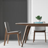 Table à manger en pierre moderne médiévale Table rectangulaire pour salle à manger