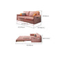 31" Wide Glam Sofa Bed Pillow Included Cushion Back Sleeper Sofa