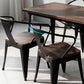 Industrial Dining Chairs Set 1/2/5 Pcs Metal Dining Table and Chairs
