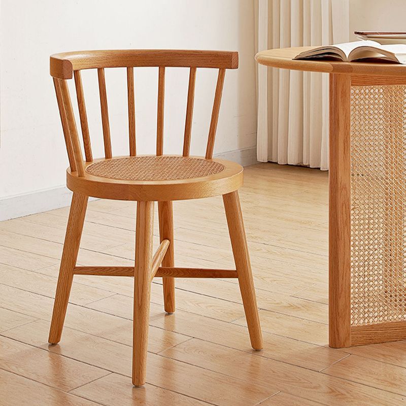 Modern Style Dining Chair Solid Wood Slat Back Side Chair for Home Clearhalo 'Dining Chairs' 'Dining Tables & Seating' 'dining_chair' 'furn' 'furn_dining_chair' 'Furniture' 'Kitchen & Dining Furniture' 1200x1200_9d8e1c25-1ede-41bf-8c57-872170ea3dbb
