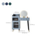Contemporary Solid Wood Vanity Dressing Table with Mirror and Stool