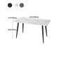 Metal Industrial Rectangle Dining Table Sintered Stone Table with Legs Clearhalo ' dining_table' 'Dining Tables & Seating' 'Dining Tables' 'Furniture' 'furniture_dining_table' 'Kitchen & Dining Furniture' 'kitchen&dining_furn' 'kitchen' 'kitchen_dining_table' 1200x1200_9d95cde2-718d-41a1-a18f-9aa1b0a8c206