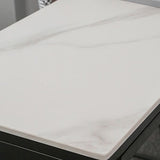 Modern 1/3/5 Pieces Bar Table Set Rectangle Stone Counter Table with Stools for Balcony Clearhalo 'Bar Furniture' 'furn' 'furn_home_bar_bar_sets' 'Furniture' 'Home Bars & Bar Sets' 'home_bar_bar_sets' 'Kitchen & Dining Furniture' 1200x1200_9d983bf2-dec4-4aad-8093-a33af0c40644