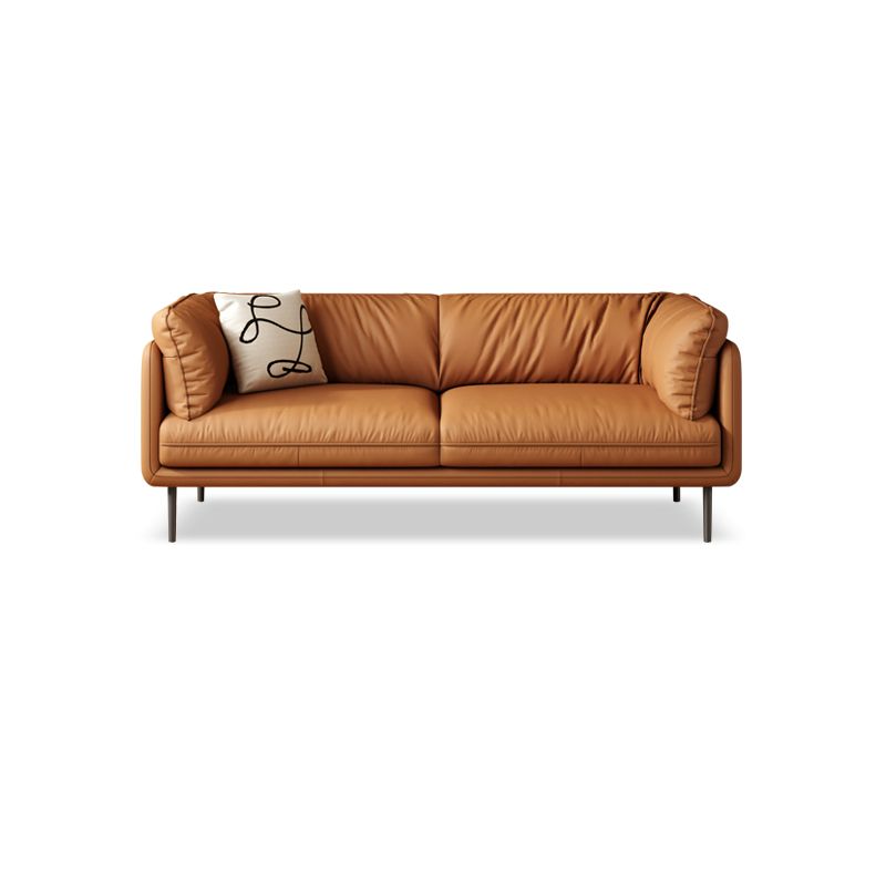 Glam Cushions Standard Pillow Top Arm Stationary Settee for Living Room Clearhalo 'furn' 'furn_sofas' 'Furniture' 'furniture_sofas' 'Living Room Furniture' 'Sofa' 'sofas' 1200x1200_9d98ea6c-d2a0-4af5-b475-6ec791844c45
