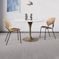 Simple Round Stone Top Dining Table Metal Base Dining Table for Living Room Clearhalo 'Dining Tables & Seating' 'Dining Tables' 'dining_table' 'furn' 'furn_dining_table' 'Furniture' 'furniture_dining_table' 'Kitchen & Dining Furniture' 'kitchen' 'kitchen_dining_table' 1200x1200_9d9b9ca6-4e4b-4cce-8210-f0e4335b6359