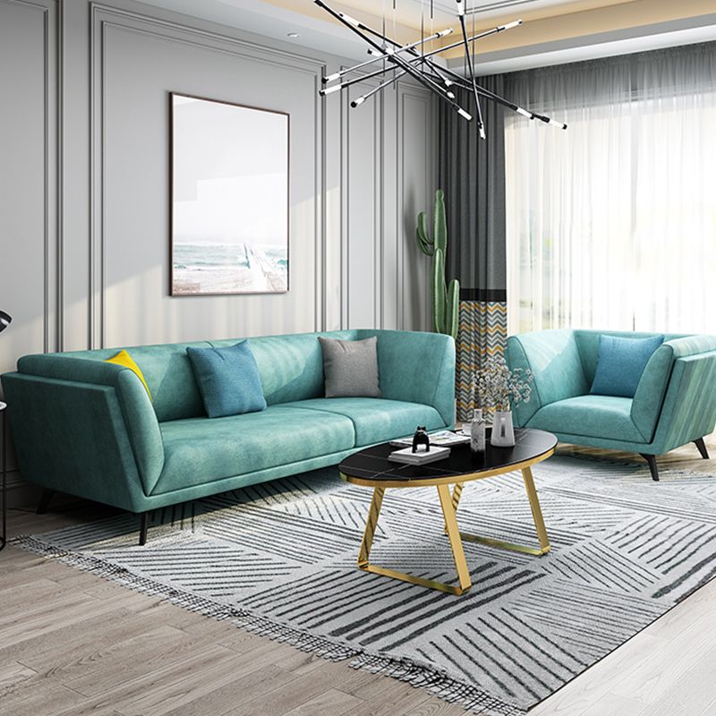 Modern Faux Leather Flared Arm Sofa and Sectional for Living Room and Bedroom Clearhalo 'furn' 'furn_sectionals' 'Furniture' 'furniture_sectionals' 'kitchen' 'kitchen_sectionals' 'Living Room Furniture' 'Sectionals' 1200x1200_9d9fc8d3-b0a4-4f12-82aa-08376d568944