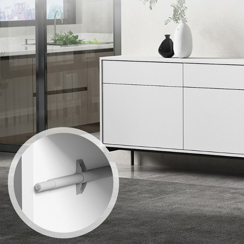 Wood Server Credenza in stile contemporaneo con armadi e cassetti