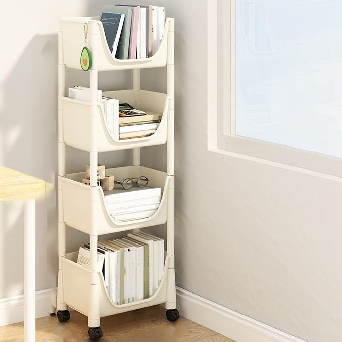 Contemporary Bookcase Vertical Plastic Book Shelf for Study Room Clearhalo 'Bookcases' 'furn' 'furn_bookcases' 'Furniture' 'Office Furniture' 1200x1200_9da3e3eb-4f6a-4575-8901-710d89e5aa9a