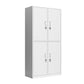 Contemporary Wardrobe White Colour Steel Wardrobe Closet with Doors Clearhalo 'Armoires & Wardrobes' 'armoires_wardrobes' 'Bedroom Furniture' 'furn' 'furn_armoires_wardrobes' 'Furniture' 1200x1200_9da4c7d2-96c2-4f12-854b-104411bec1ce