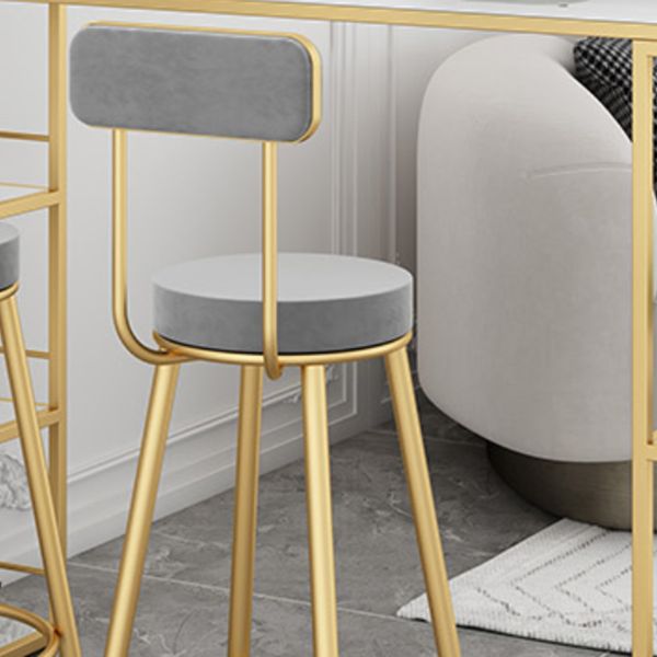 Scandinavian Round Counter & Bar Stool Upholstered Bar Stools for Living Room Clearhalo 'Bar Furniture' 'Bar Stools' 'bar_stools' 'furn' 'furn_bar_stools' 'Furniture' 'furniture_bar_stools' 'Kitchen & Dining Furniture' 1200x1200_9da4f044-a3cf-4b60-bb42-2a55944f0456
