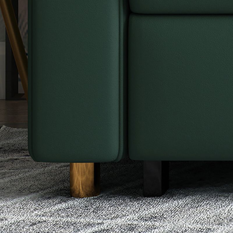 35.43"H Linen/Faux Leather Convertible Sleeper Square Arm Tufted Sofa Clearhalo 'furn' 'furn_sofas' 'Furniture' 'furniture_sofas' 'kitchen' 'kitchen_sofas' 'Living Room Furniture' 'Sofa' 'sofas' 1200x1200_9da6403d-f04c-4bc8-981a-6de58db01797