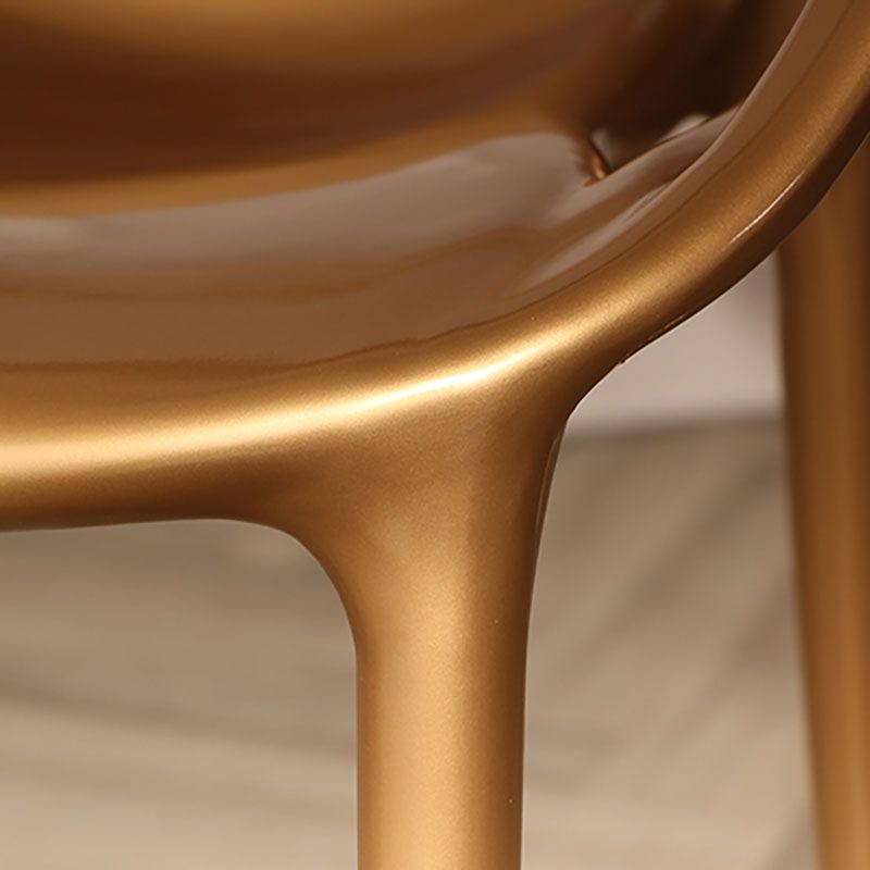 Scandinavian Style Open Back Side Chair for Home Plastic Side Chair Clearhalo 'Dining Chairs' 'Dining Tables & Seating' 'dining_chair' 'furn' 'furn_dining_chair' 'Furniture' 'Kitchen & Dining Furniture' 1200x1200_9da7b8cf-b0f9-4fb3-ba93-386676ebdb92