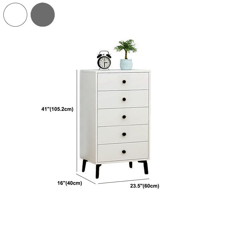 Cómoda de almacenamiento vertical de madera de ingeniería Glam, cómoda para dormitorio con cajones