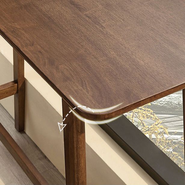 1/3/4 Pieces Table and Stool Set Contemporary Brown Solid Wood Clearhalo 'Bar Furniture' 'furn' 'furn_home_bar_bar_sets' 'Furniture' 'Home Bars & Bar Sets' 'home_bar_bar_sets' 'Kitchen & Dining Furniture' 1200x1200_9da9860c-2346-4604-a2c7-11bd2cae8201