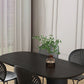 Double Pedestal Dining Table Oval Dining Room Table for Kitchen
