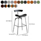 Industrial Leather Bristol Stool Matte Finish Footrest Low Back Barstool Clearhalo 'Bar Furniture' 'Bar Stools' 'bar_stools' 'furn' 'furn_bar_stools' 'Furniture' 'furniture_bar_stools' 'Kitchen & Dining Furniture' 1200x1200_9dae2700-3d0b-4f82-93c3-2c5bfd31e461