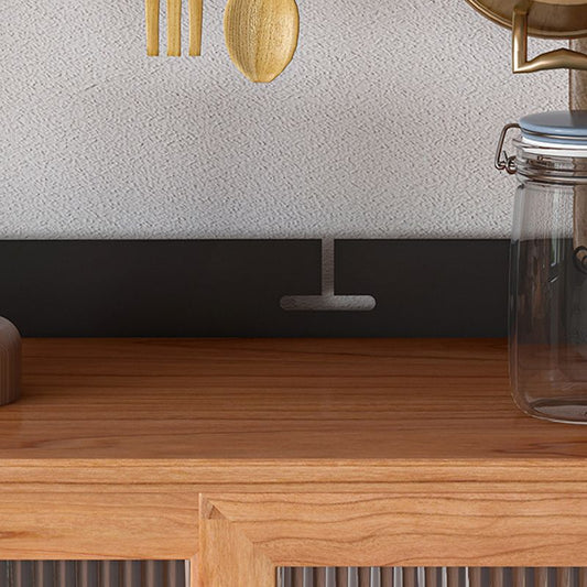 Tavolo da sideboard moderno a buffet in legno massiccio con armadi e cassetti