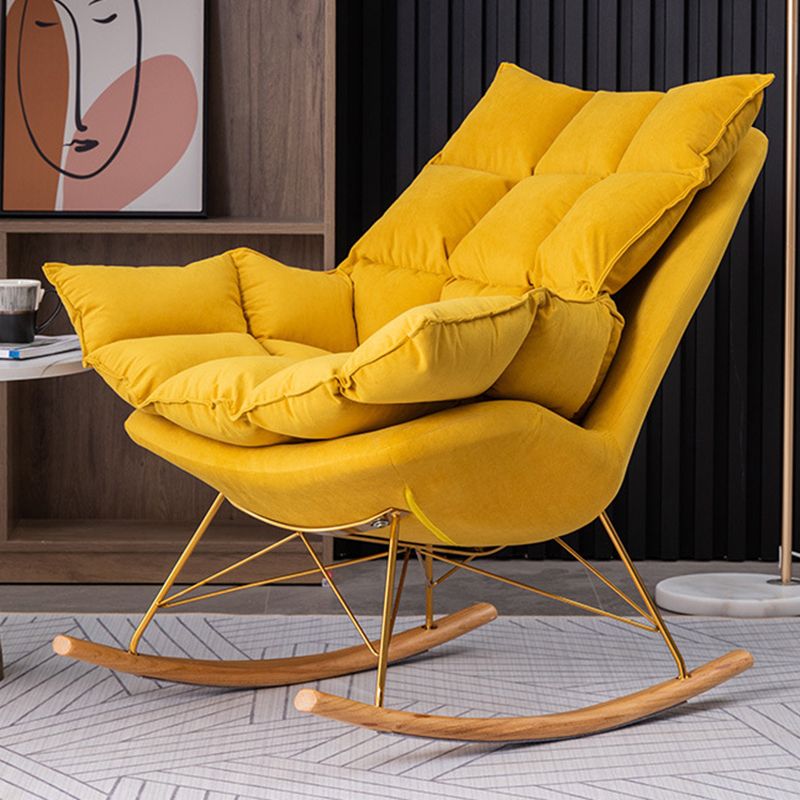 Chaise à bascule de canapé paresseux simple chaise à bascule intérieure pour chambre à coucher