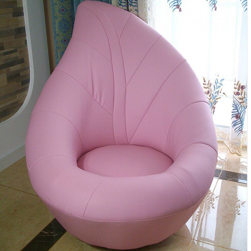 Chaise pivotante en cuir PU 30,7 "L x 30,7" W x 37,7 "H Armes incluses pour salon pour le salon