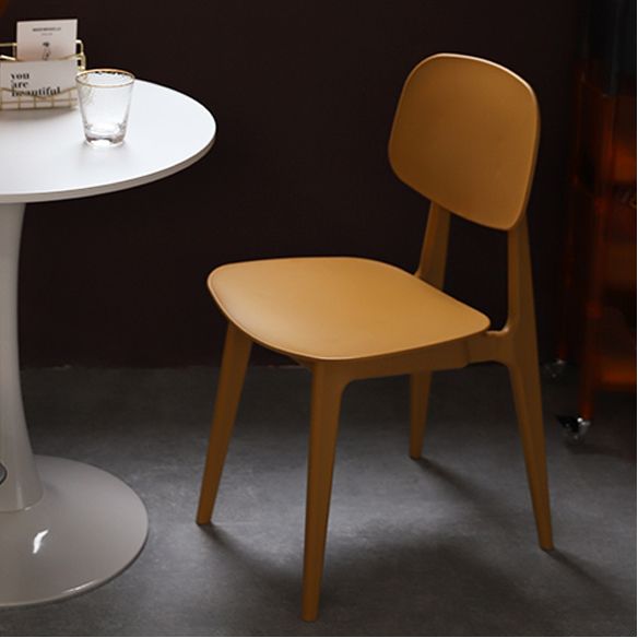 Modern Indoor-Outdoor Dining Chair Open Back Plastic Side Chair Clearhalo ' kitchen&dining_furn' 'Dining Chairs' 'Dining Tables & Seating' 'dining_chair' 'Furniture' 'furniture_dining_chair' 'Kitchen & Dining Furniture' 'kitchen' 1200x1200_9db0e77a-33b1-473a-878b-8b0ebb231faa