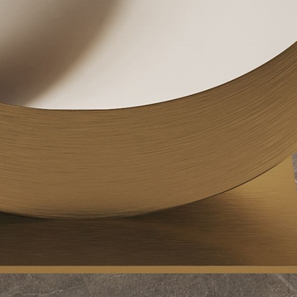 Mesa de consola glamera mesa de sofá de acabado antiguo en piedra