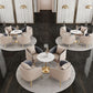 Glam Style Dinette Set for Home 1/2/5 Pieces Polished Finish Dining Table Set Clearhalo 'Dining Room Sets' 'Dining Tables & Seating' 'dining_room_set' 'furn' 'furn_dining_room_set' 'Furniture' 'Kitchen & Dining Furniture' 1200x1200_9db23f58-c517-49fe-ae5b-1dd3adaa57cb