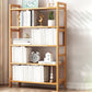 Etagere Bücherregal Bamboo Open Back Regal Bücherregal für den Studienraum