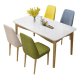 Modern Sintered Stone Table Set of 5/7 with Rectangle Table Dining Set with Leather Chairs Clearhalo 'Dining Room Sets' 'Dining Tables & Seating' 'dining_room_set' 'furn' 'furn_dining_room_set' 'Furniture' 'furniture_dining_room_set' 'Kitchen & Dining Furniture' 'kitchen&dining_furn' 'kitchen' 1200x1200_9db8625c-d68f-4bc4-926b-e34000f94b31