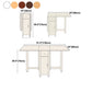 Mid-Century Rectangle Table Solid Wood Folding Table , 51"Lx34.6"Wx29.5"H