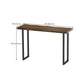 Mesa de bar de estilo industrial Mesa de comedor de barra con pedestal doble de madera maciza de pino