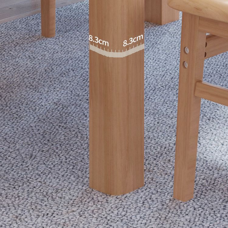 Contemporary Extendable Solid Wood Dining Table Kitchen Standard Dining Table with 4 Legs Base Clearhalo ' dining_table' 'Dining Tables & Seating' 'Dining Tables' 'furn' 'furn_dining_table' 'Furniture' 'furniture_dining_table' 'Kitchen & Dining Furniture' 'kitchen&dining_furn' 'kitchen' 'kitchen_dining_table' 1200x1200_9dba0e1a-1b27-42a1-9118-d85f36b5bda7