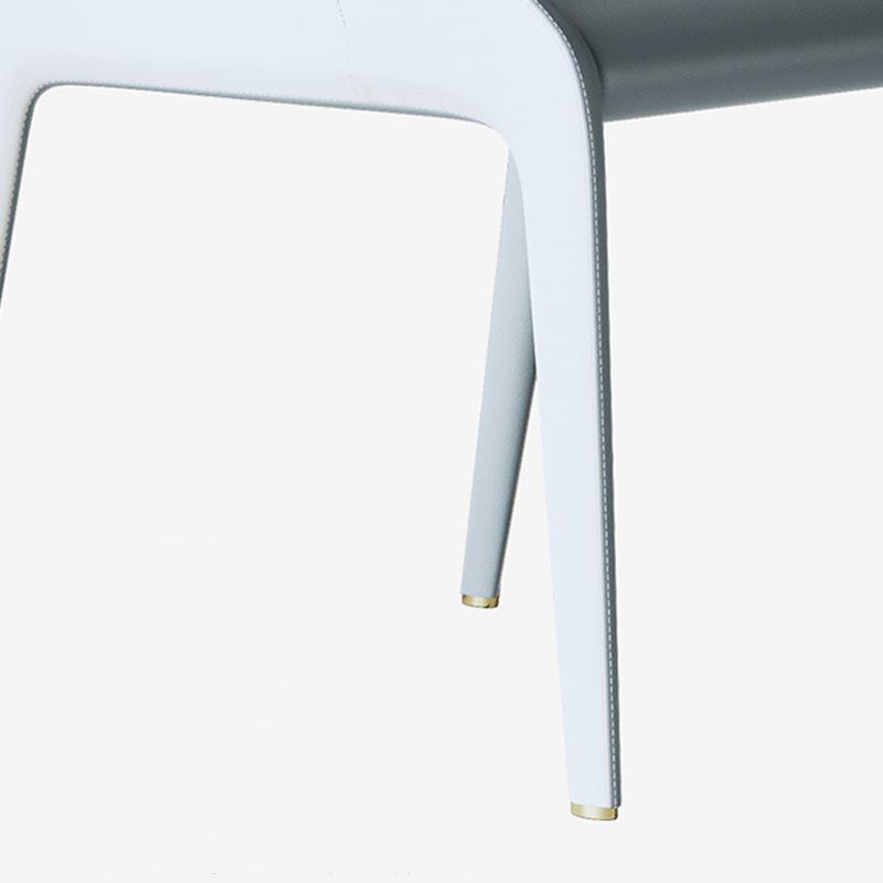 Open achterzijde eetstoelen moderne gestoffeerde dineren accentstoel