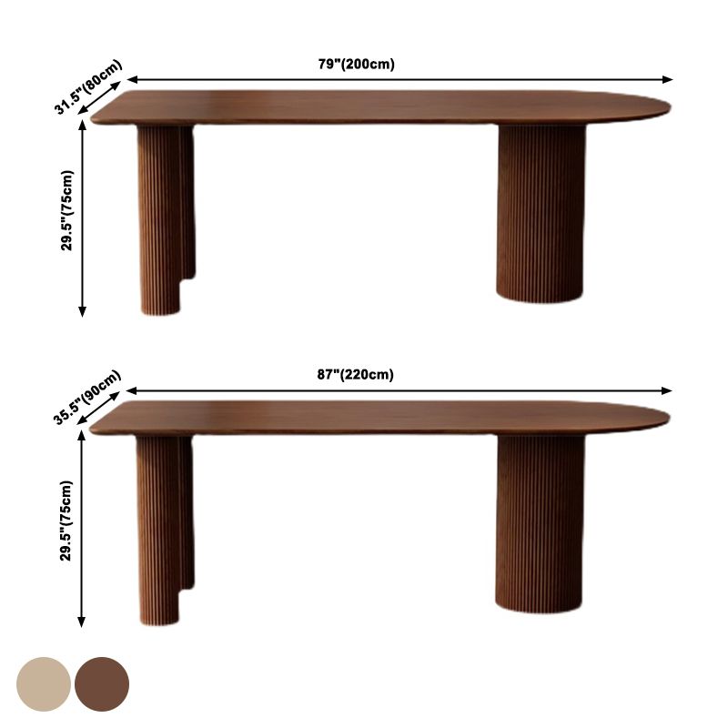 Pine Solid Wood Dining Table Contemporary Style Dining Site Table with 3 Legs Clearhalo ' dining_table' 'Dining Tables & Seating' 'Dining Tables' 'furn' 'furn_dining_table' 'Furniture' 'furniture_dining_table' 'Kitchen & Dining Furniture' 'kitchen&dining_furn' 'kitchen' 'kitchen_dining_table' 1200x1200_9dbc7a8b-f82c-49d1-bfb0-4a05920d356f
